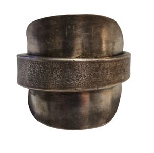 Vintage Hammered Flat Hand Forged Spoon Ring Size 8.5 L12